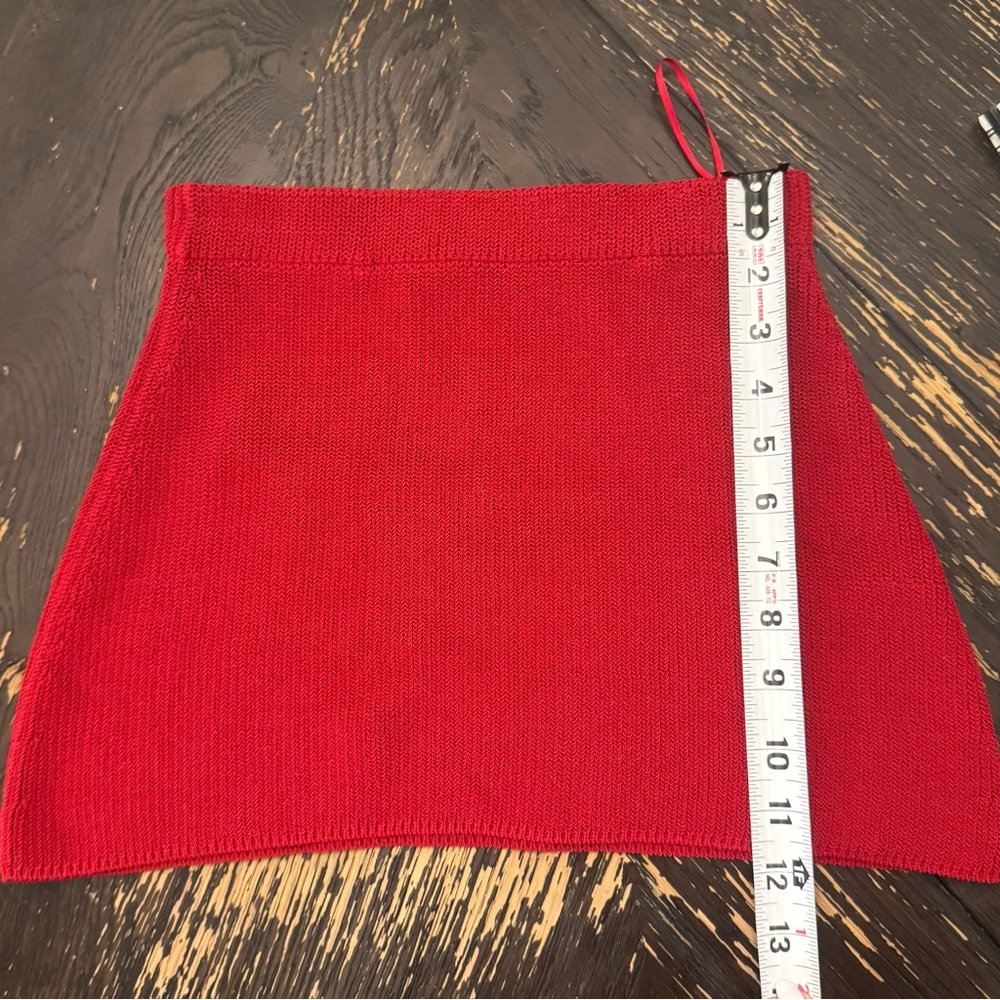 AYA MUSE - Red Knit Skirt Set - Picture 7 of 7
